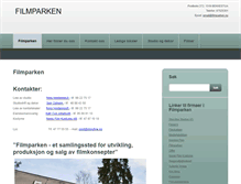 Tablet Screenshot of filmparken.no
